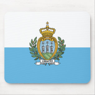 Flagge San Marino Mousepad