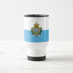 Flagge San Marino Reisebecher