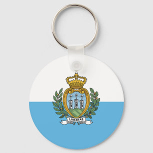 Flagge San Marino Schlüsselanhänger