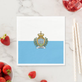 Flagge San Marino Serviette