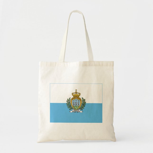 Flagge San Marino Tragetasche (Vorne)
