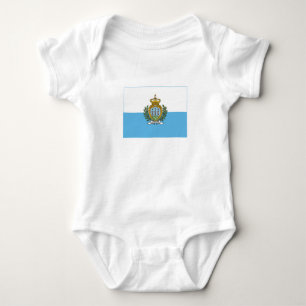 Flagge San Marinos Baby Strampler