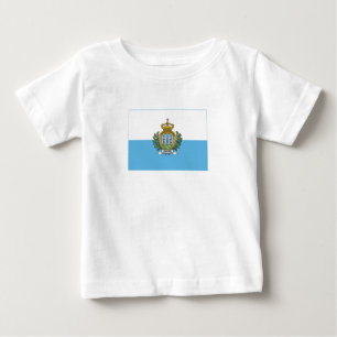 Flagge San Marinos Baby T-shirt