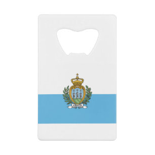 Flagge San Mario Geldbeutel Flaschenöffner
