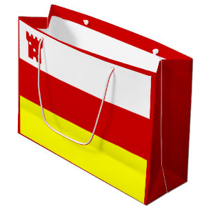 Flagge Santa Barbara, Kalifornien Große Geschenkta Geschenktüte