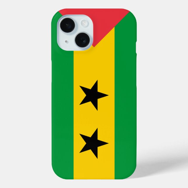 Flagge São Tomé und Príncipe Case-Mate iPhone Hülle (Rückseite)