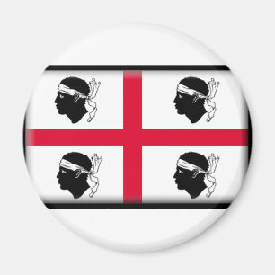Flagge Sardiniens Magnet
