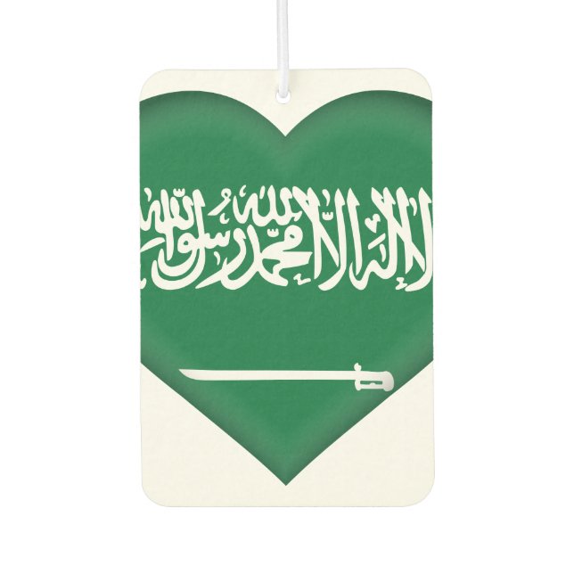Flagge Saudi-Arabiens Autolufterfrischer (Vorderseite)