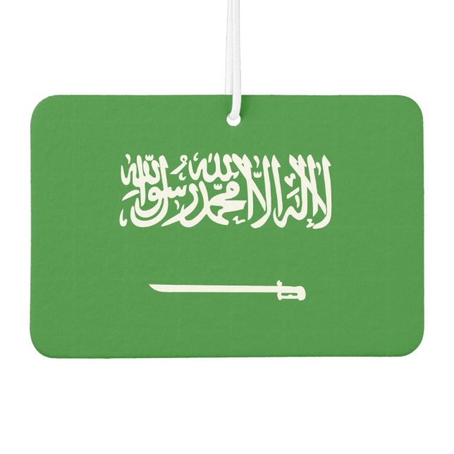 Flagge Saudi-Arabiens Autolufterfrischer (Vorderseite)