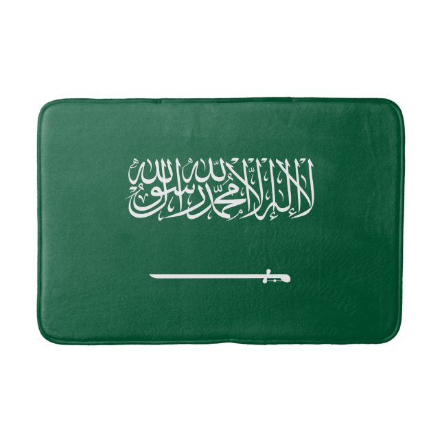 Flagge Saudi-Arabiens Badematte (Vorderseite)