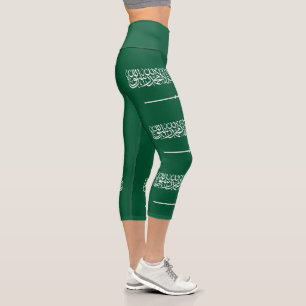 Flagge Saudi-Arabiens Capri Leggings