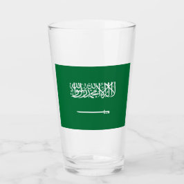 Flagge Saudi-Arabiens Glas