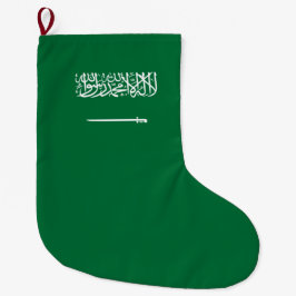 Flagge Saudi-Arabiens Großer Weihnachtsstrumpf