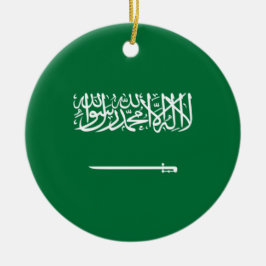 Flagge Saudi-Arabiens Keramik Ornament