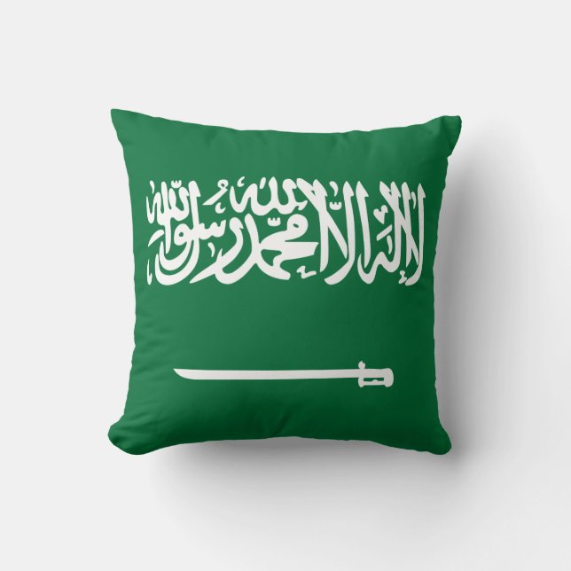 Flagge Saudi-Arabiens Kissen (Vorderseite)