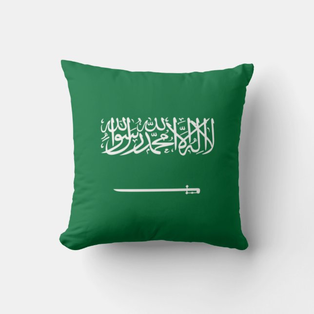 Flagge Saudi-Arabiens Kissen (Vorderseite)