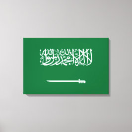 Flagge Saudi-Arabiens Leinwanddruck