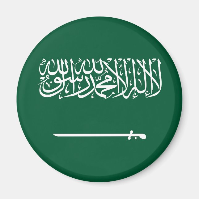 Flagge Saudi-Arabiens Magnet (Vorne)