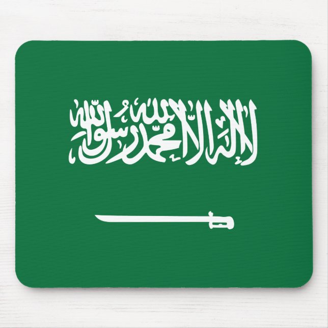 Flagge Saudi-Arabiens Mousepad (Vorne)