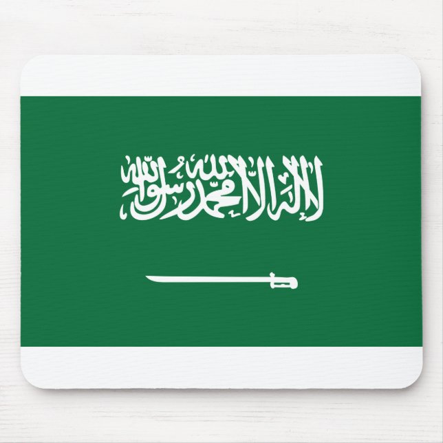 Flagge Saudi-Arabiens Mousepad (Vorne)