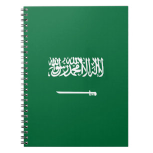 Flagge Saudi-Arabiens Notizblock