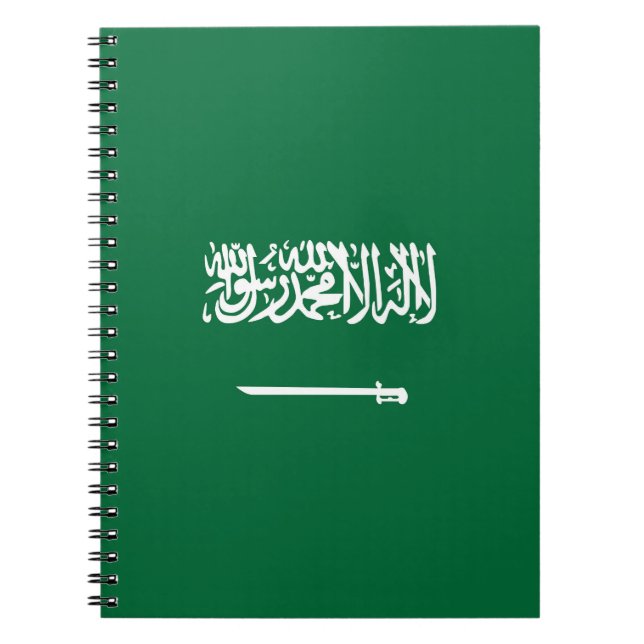 Flagge Saudi-Arabiens Notizblock (Vorderseite)