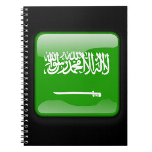 Flagge Saudi-Arabiens Notizblock