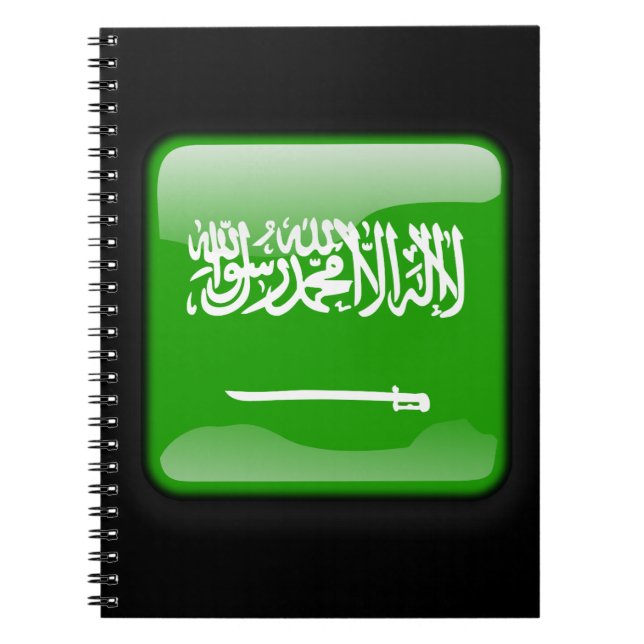 Flagge Saudi-Arabiens Notizblock (Vorderseite)