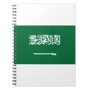 Flagge Saudi-Arabiens Notizblock