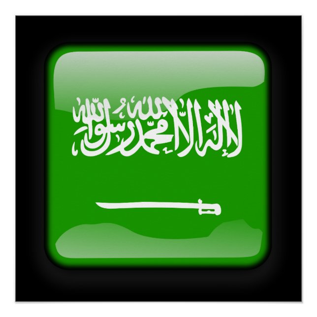 Flagge Saudi-Arabiens Poster (Vorderseite)