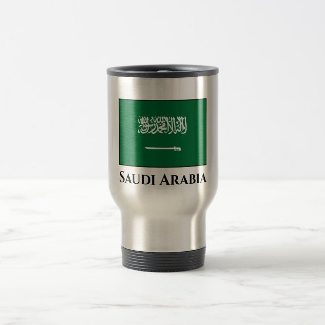 Flagge Saudi-Arabiens Reisebecher (Mittel)