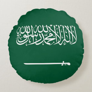 Flagge Saudi-Arabiens Rundes Kissen