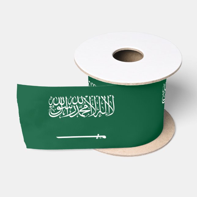 Flagge Saudi-Arabiens Satinband (Spule)