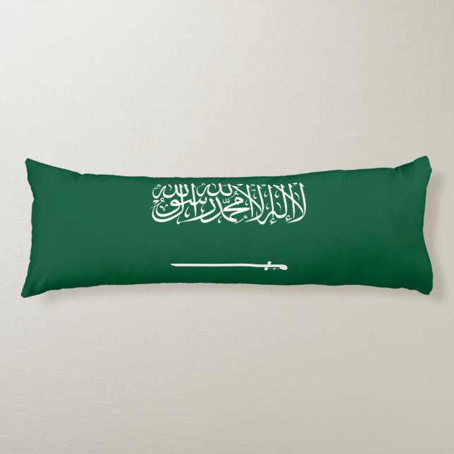 Flagge Saudi-Arabiens Seitenschläferkissen (Vorderseite)