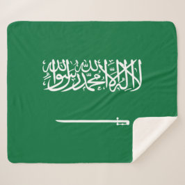 Flagge Saudi-Arabiens Sherpadecke