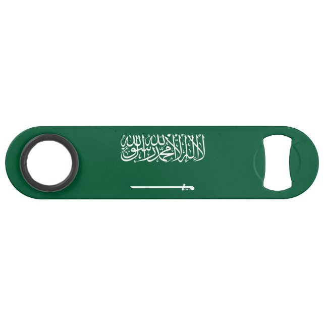 Flagge Saudi-Arabiens Speed Flaschenöffner (Vorderseite (Horizontal))