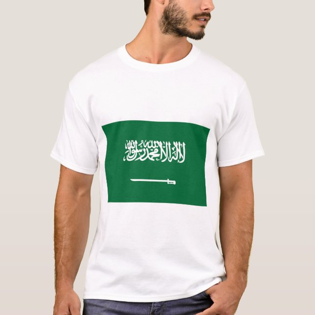 Flagge Saudi-Arabiens T-Shirt (Vorderseite)