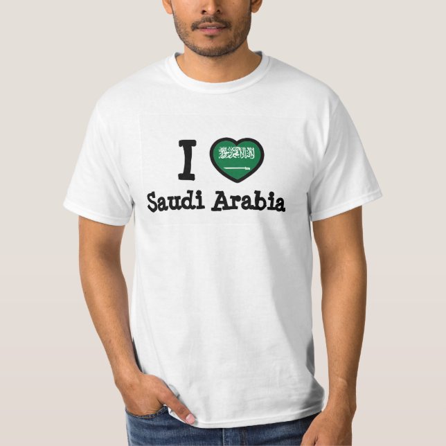 Flagge Saudi-Arabiens T-Shirt (Vorderseite)