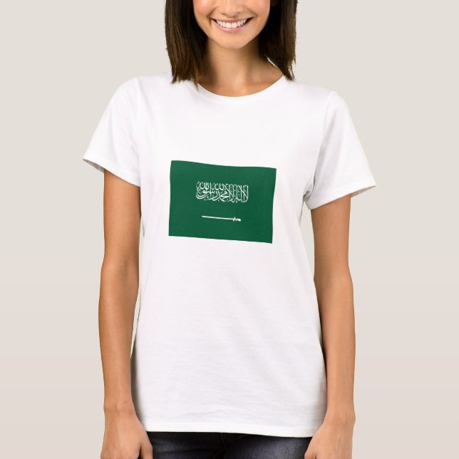 Flagge Saudi-Arabiens T-Shirt (Vorderseite)