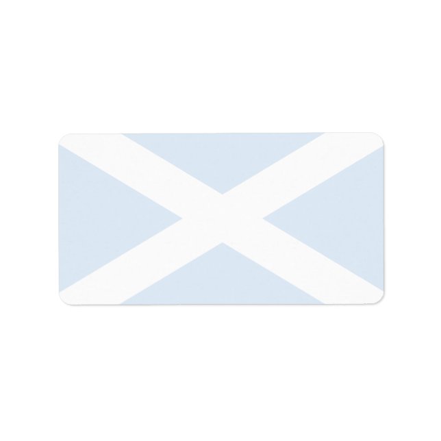 Flagge Schottland Adressaufkleber (Vorne)