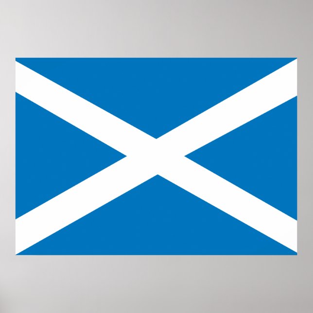 Flagge Schottland Poster (Vorne)