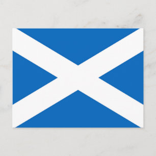 Flagge Schottland Postkarte