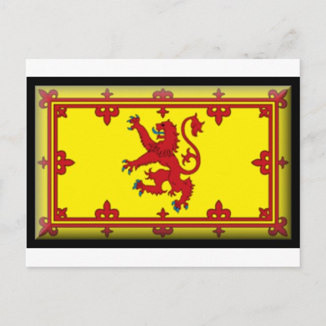 Flagge Schottland Postkarte (Vorderseite)