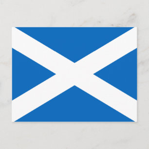 Flagge Schottland Postkarte