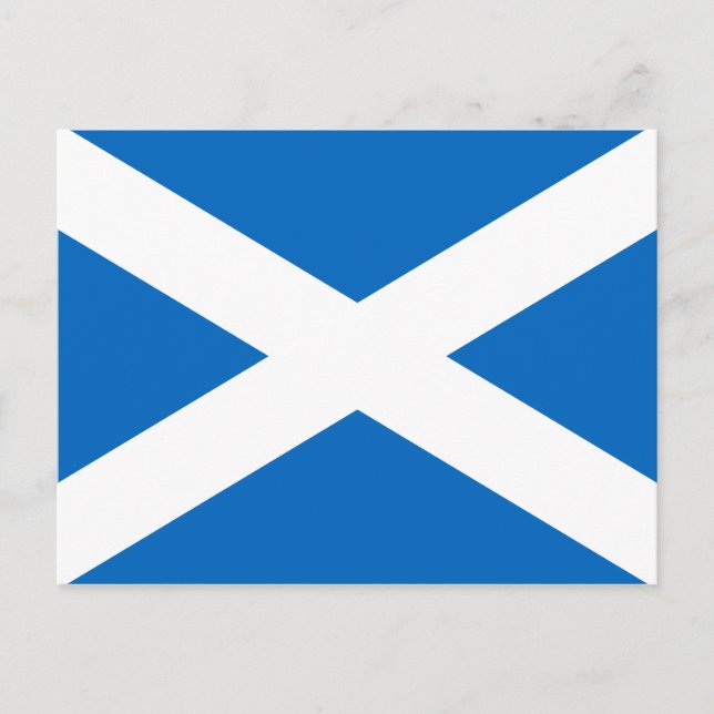Flagge Schottland Postkarte (Vorderseite)
