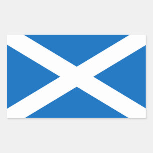 Flagge Schottland Rechteckiger Aufkleber