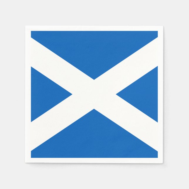 Flagge Schottland Serviette (Vorderseite)