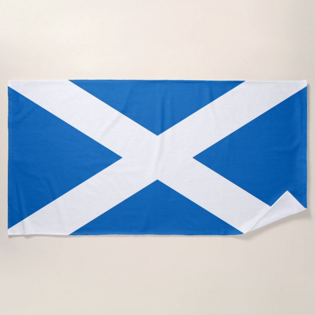 Flagge Schottland Strandtuch (Vorderseite)