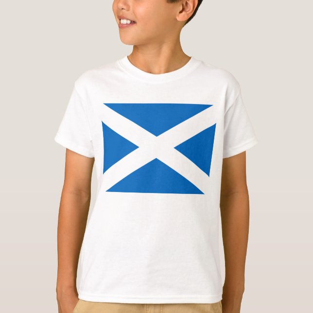 Flagge Schottland T-Shirt (Vorderseite)