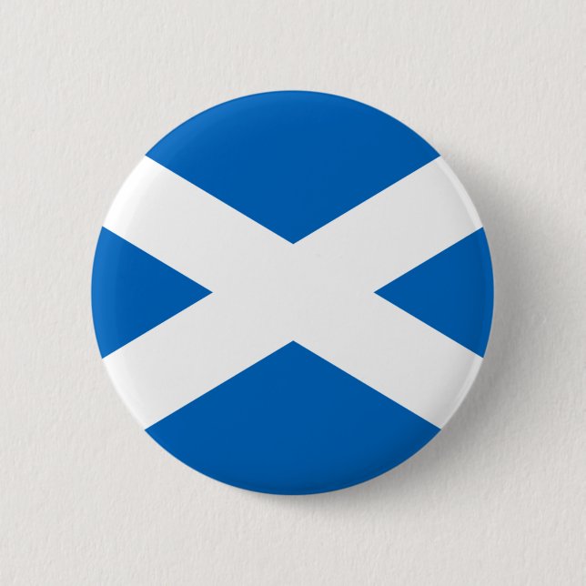 Flagge Schottlands - Bratach na h-Alba Button (Vorderseite)